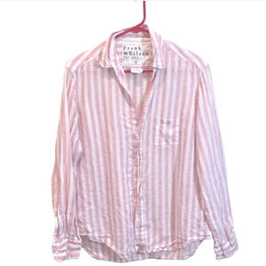 Frank & Eileen Barry Button Up Shirt Pink size small